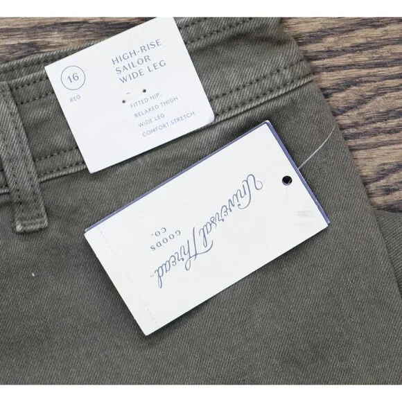 Universal Thread Olive Wide-Leg Jeans - Picture 4 of 9